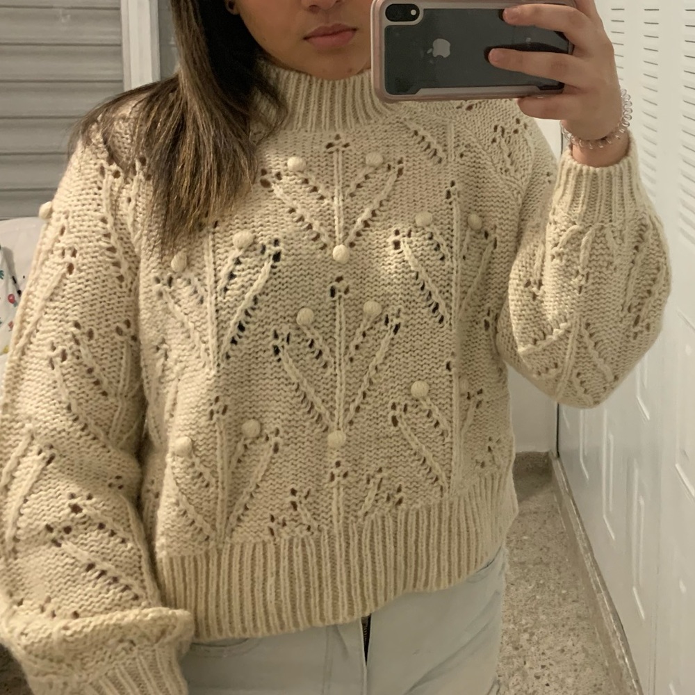 cozy knitted sweater